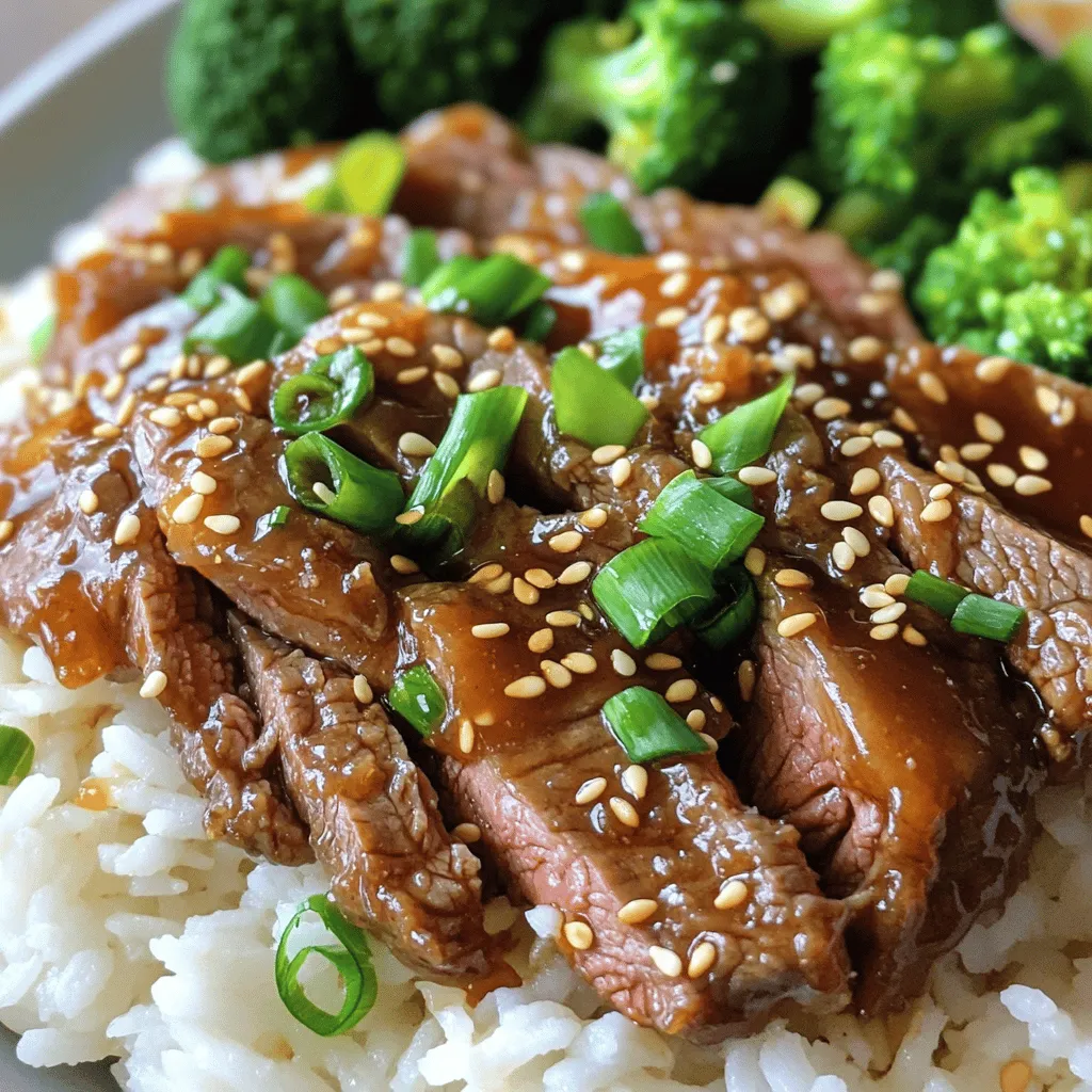 Honey Garlic Sesame Beef Lecker und Einfach Rezept
