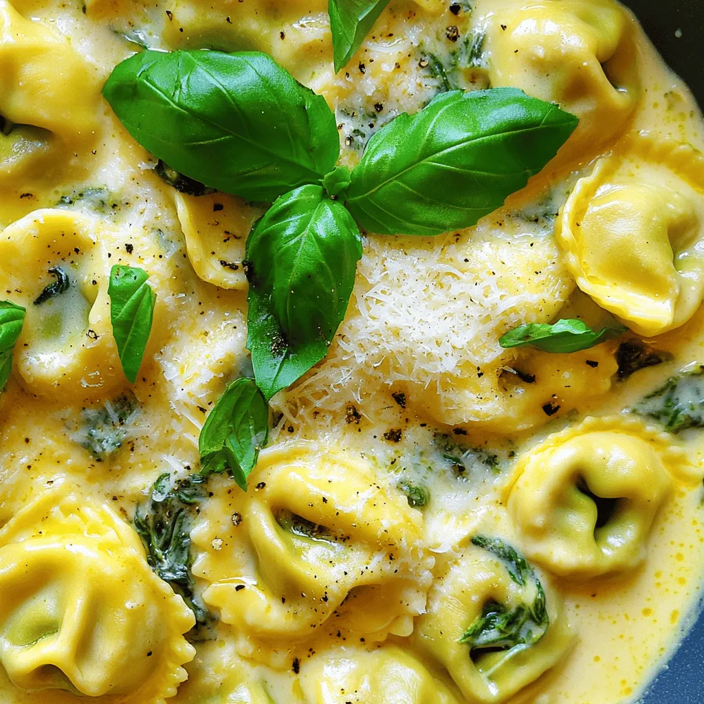 Creamy Spinach Artichoke Tortellini Sofortiger Genuss