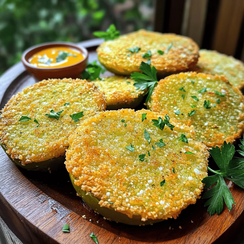 Oven-Fried Green Tomatoes Knusprig und Lecker