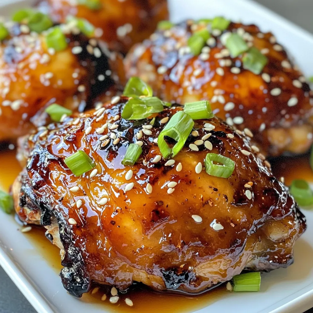 Honig Soja Glasierte Hähnchen Einfache Rezeptur