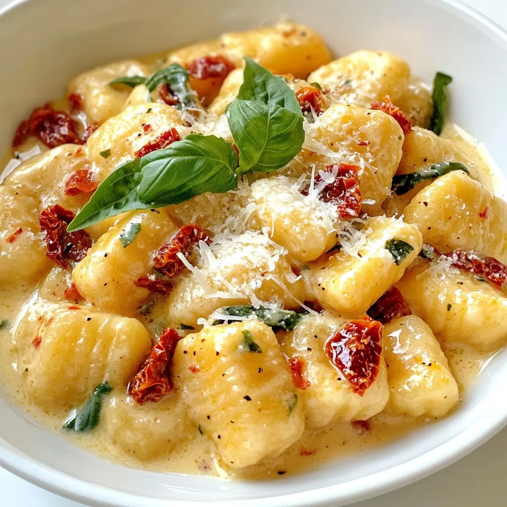 Creamy Sun Dried Tomato Gnocchi Einfaches Genussrezept
