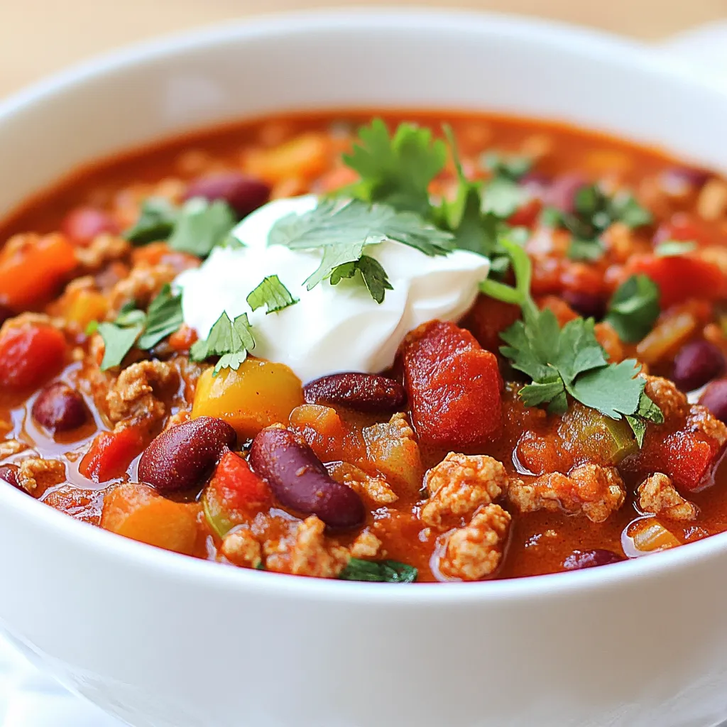 Spicy Chipotle Turkey Chili herzhaft und sättigend