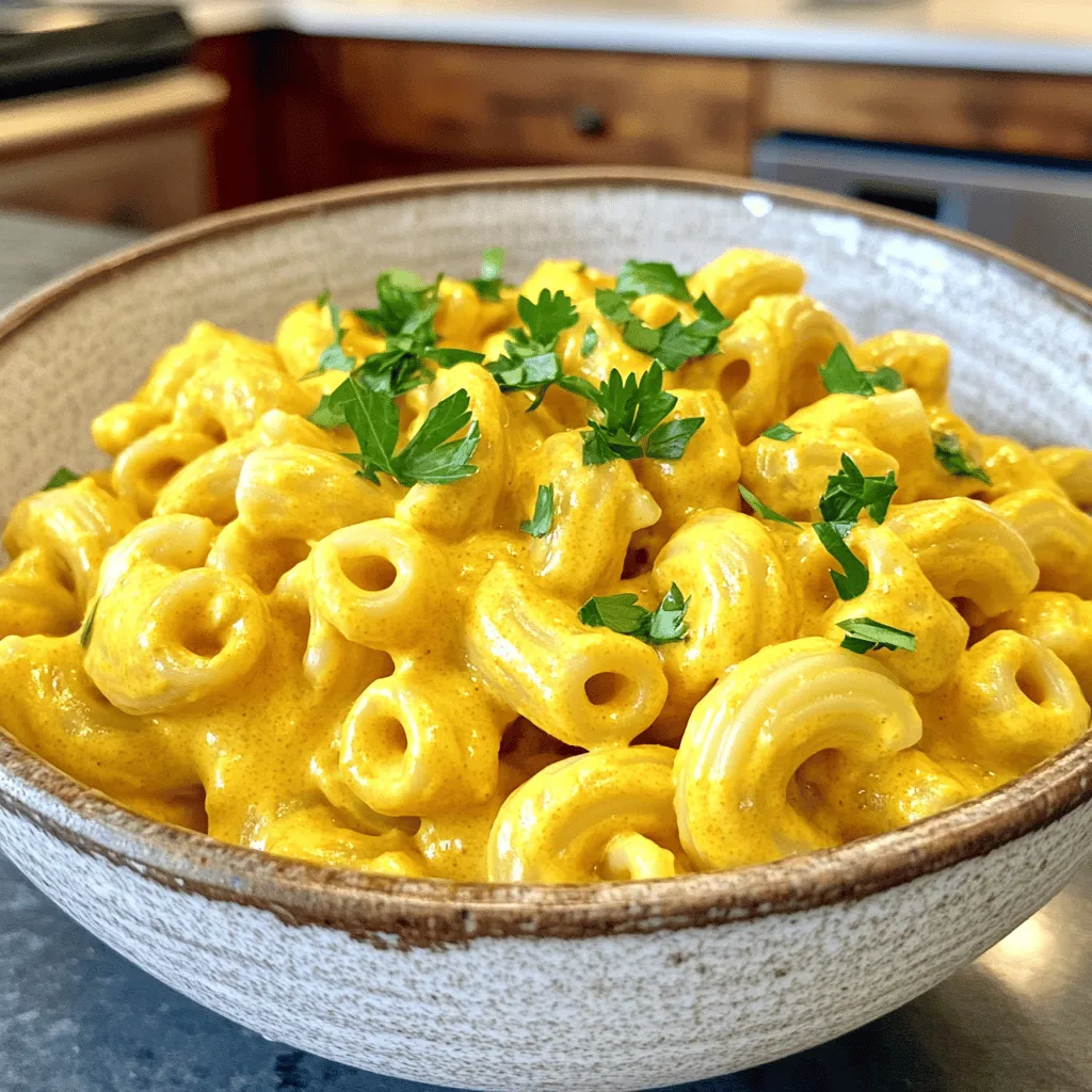 Einfache Vegan Mac and Cheese Köstlicher Genuss
