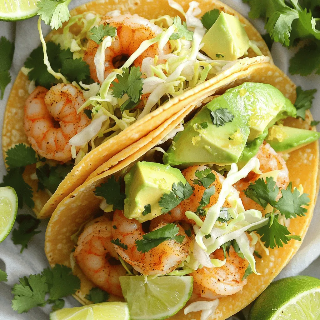 Lemon Garlic Shrimp Tacos Schnelles und leckeres Rezept
