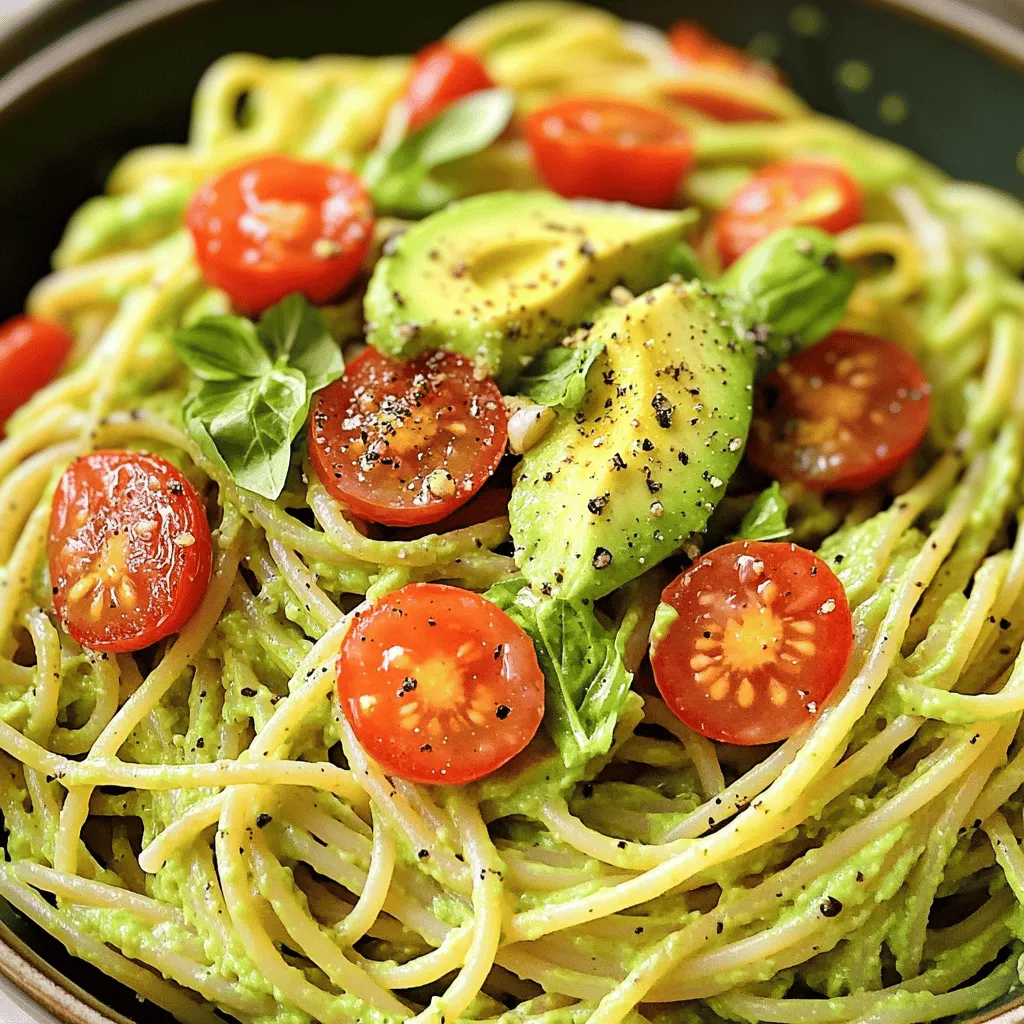 Vegan Creamy Avocado Pasta Einfach und Lecker Kochen