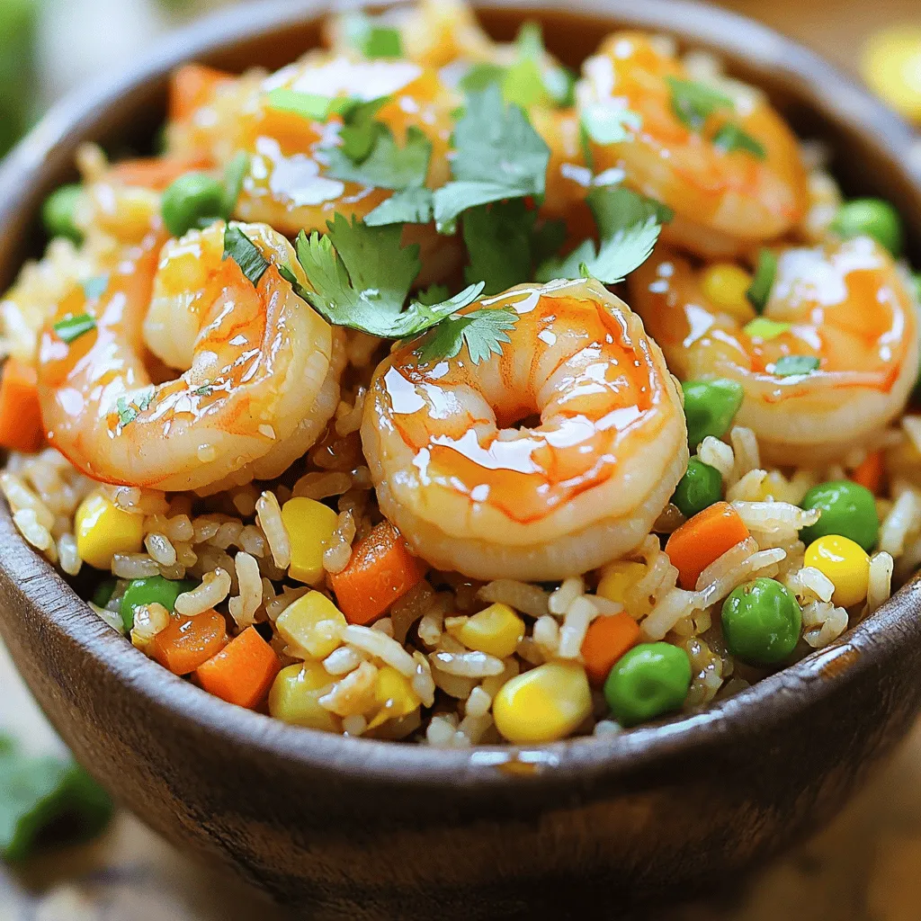 Honig Knoblauch Garnelen Bratreis Schnelles Rezept