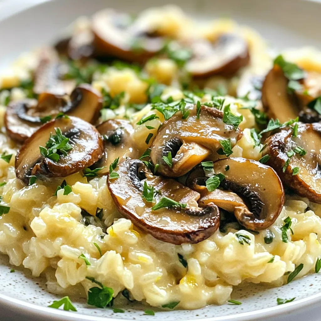 Cremiger Pilzreis Skillet Einfaches Rezept für Genuss