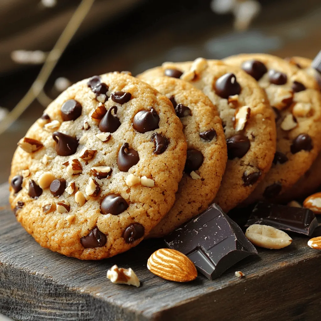 Um leckere Mandelmehl Schokoladenkekse zu backen, brauchst du einige einfache Zutaten. Hier ist die Liste: