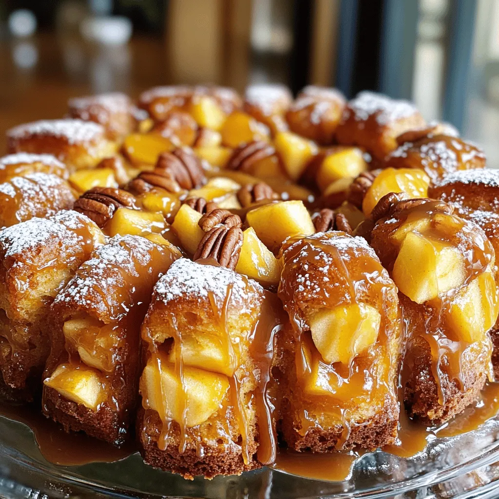 Caramel Apple Monkey Bread Verführerisch und Lecker