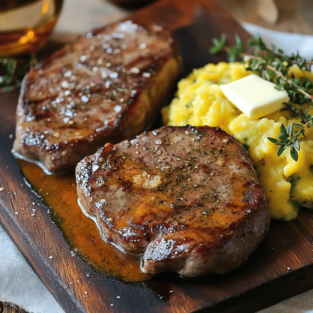 Gaelic Irish Steaks mit Whiskey-Creme Delikatesse
