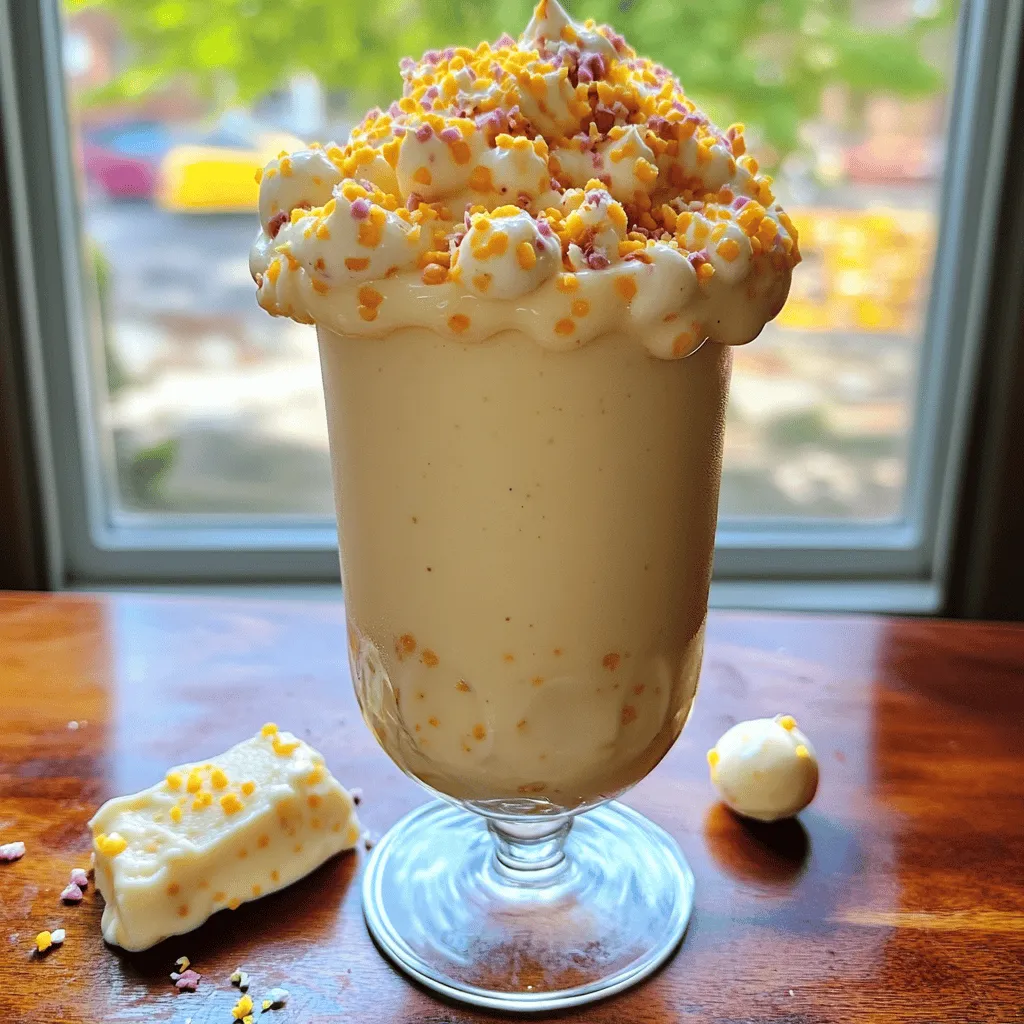 Um einen Cake Batter Milkshake zuzubereiten, brauchst du einige einfache Zutaten. Die wichtigsten sind: