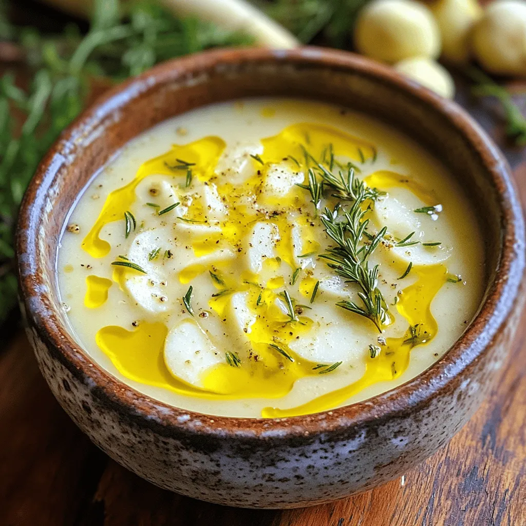 Um diese einfache Suppe zuzubereiten, benötigen Sie einige frische und gesunde Zutaten. Die Hauptbestandteile sind zwei Dosen weiße Bohnen, eine große Zwiebel, zwei Karotten und zwei Stangen Sellerie. Fügen Sie auch drei Knoblauchzehen, vier Tassen Gemüsebrühe und den Saft sowie die Schale von einer Zitrone hinzu. Rosmarin bringt das Aroma zur Suppe, also verwenden Sie zwei Teelöffel frischen Rosmarin oder einen Teelöffel getrockneten. Olivenöl, Salz und Pfeffer runden das Gericht ab. Frische Petersilie ist perfekt zum Garnieren.
