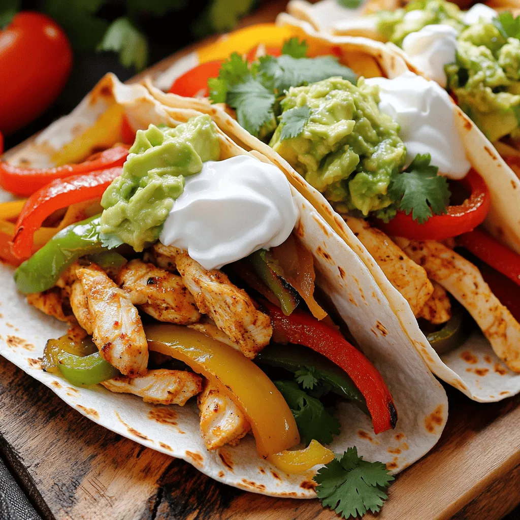 Einfache Chicken Fajitas Lecker und Schnelle Zubereitung