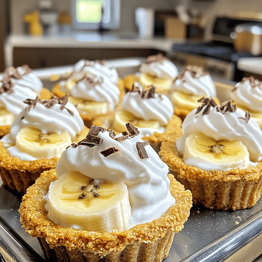 Mini Banana Cream Pie Rezept &#8211; Einfache und köstliche Nachspeise