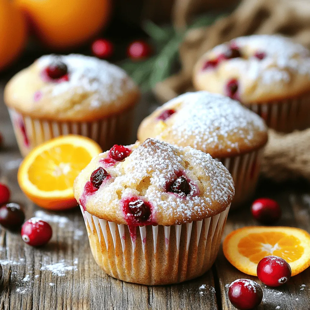 Cranberry Orange Muffins Einfaches und leckeres Rezept