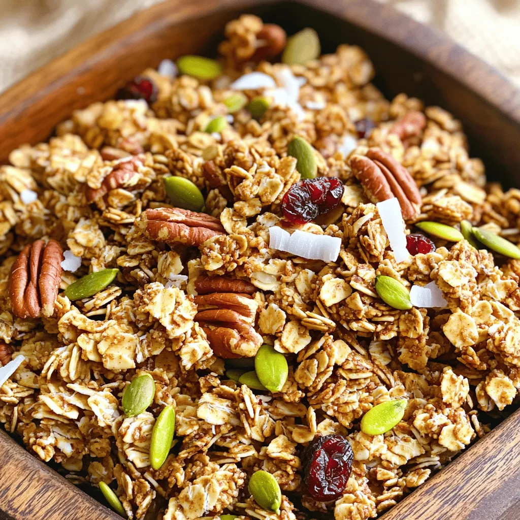 Maple Pecan Granola Einfach und Köstlich Genießen