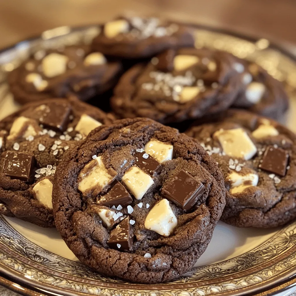Bakery-Style Double Chocolate Chunk Cookies Rezept