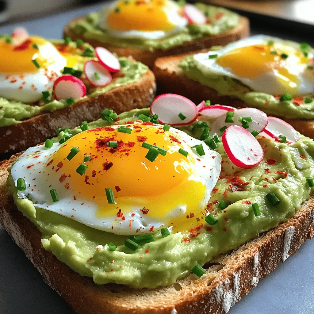 Köstlicher Avocado Toast mit Pochiertem Ei Rezept