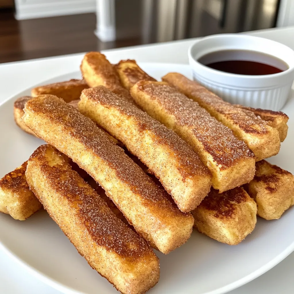 Air Fryer Cinnamon Sugar French Toast Sticks Rezept