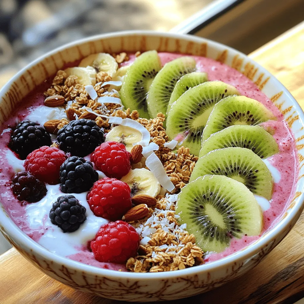 Berry Smoothie Bowl Fruchtig und Gesund Genießen
