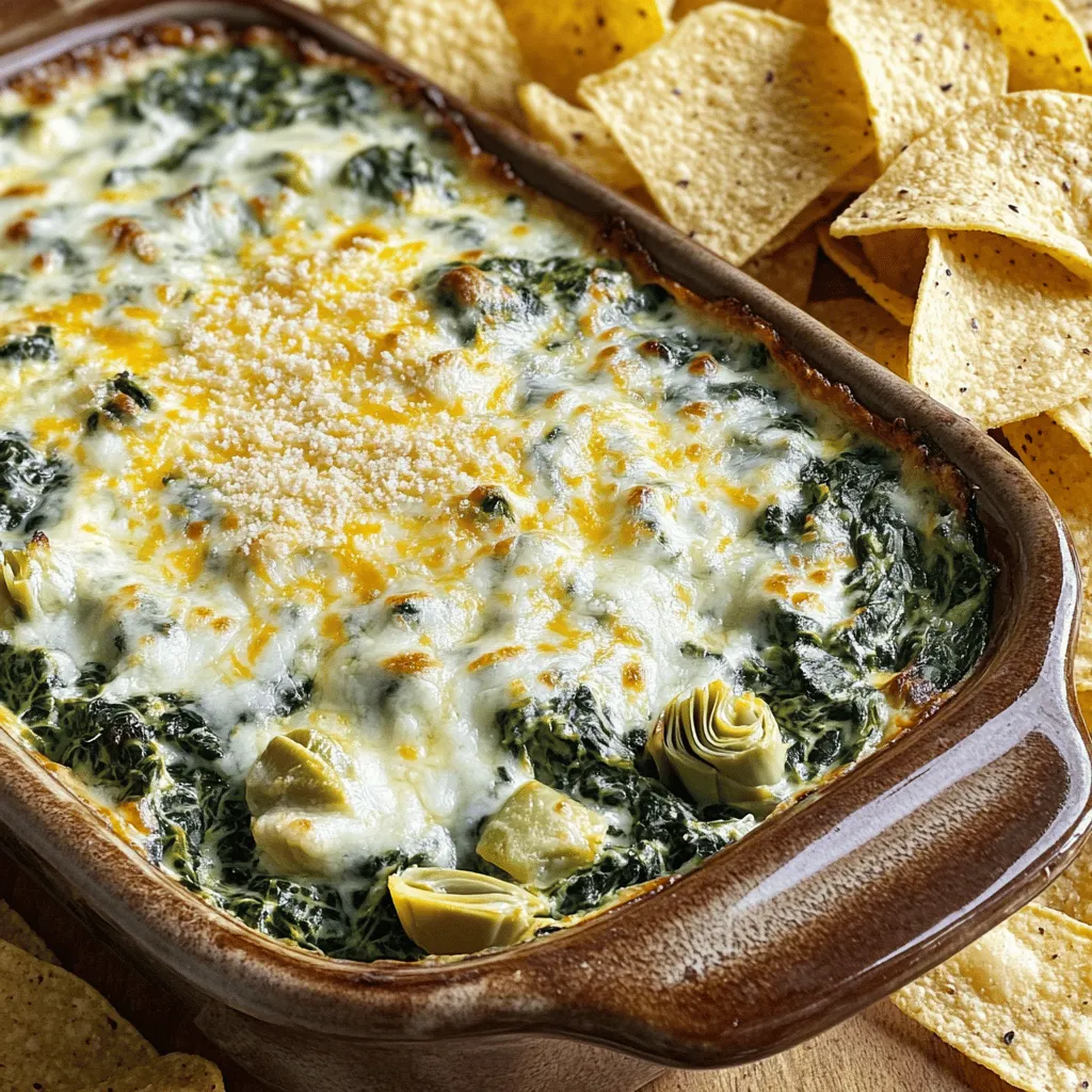 Spinach and Artichoke Dip Cremig und Lecker Rezept