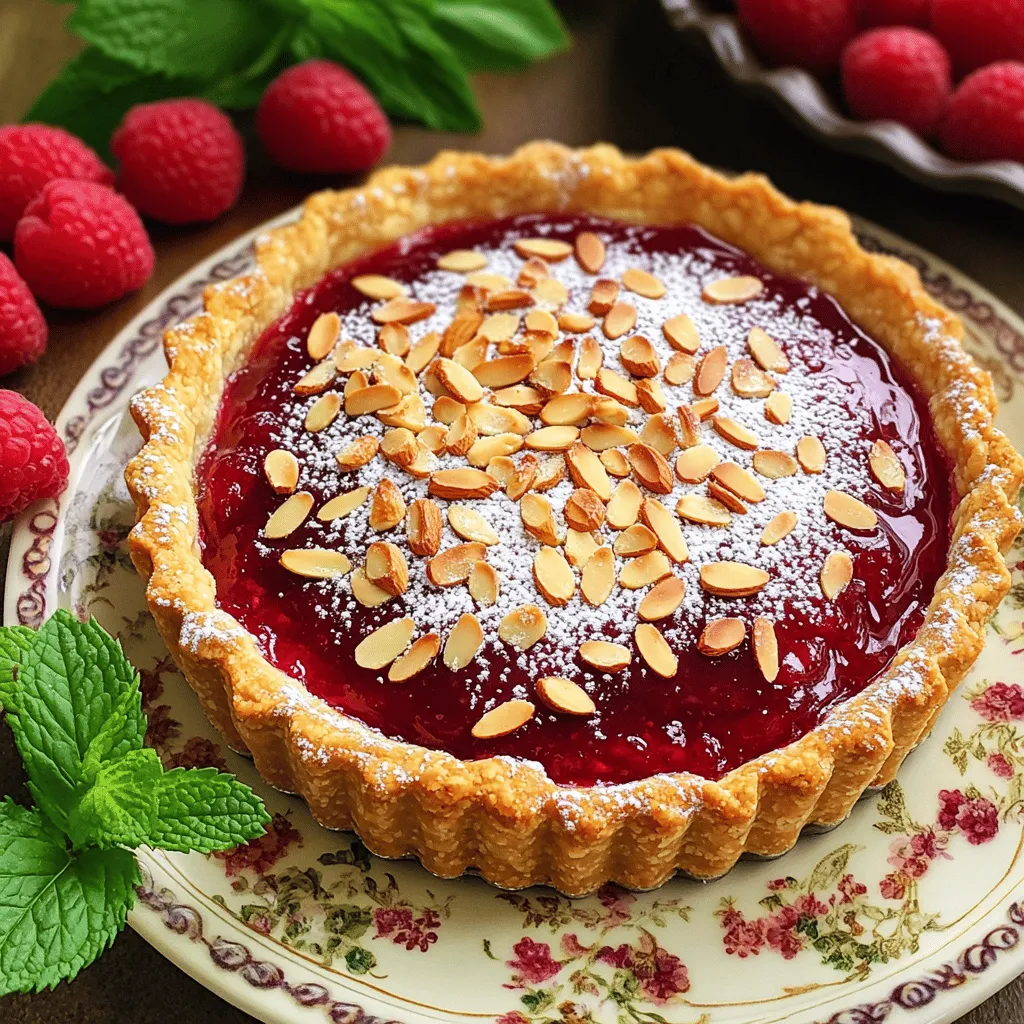 Für die perfekte Mandel-Bakewell-Tarte brauchst du einige einfache Zutaten. Diese sind: