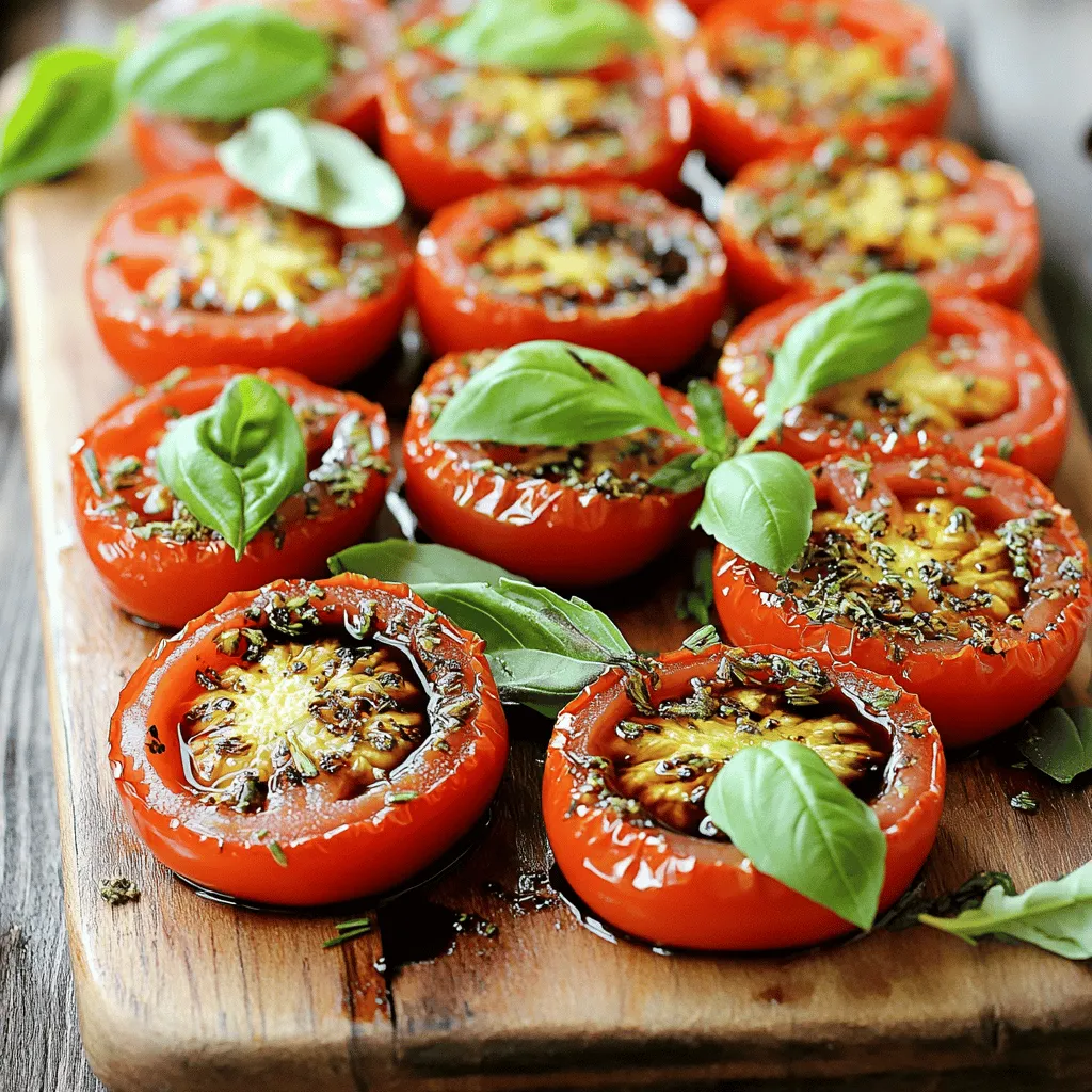 Italienische Kräuter Rösttomaten Einfach und Lecker