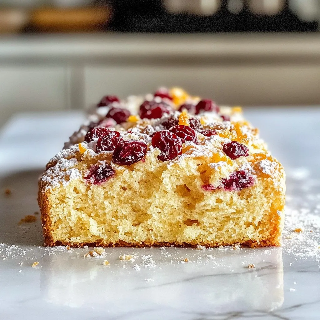 Orange Cranberry Scone Loaf Einfache Rezeptidee