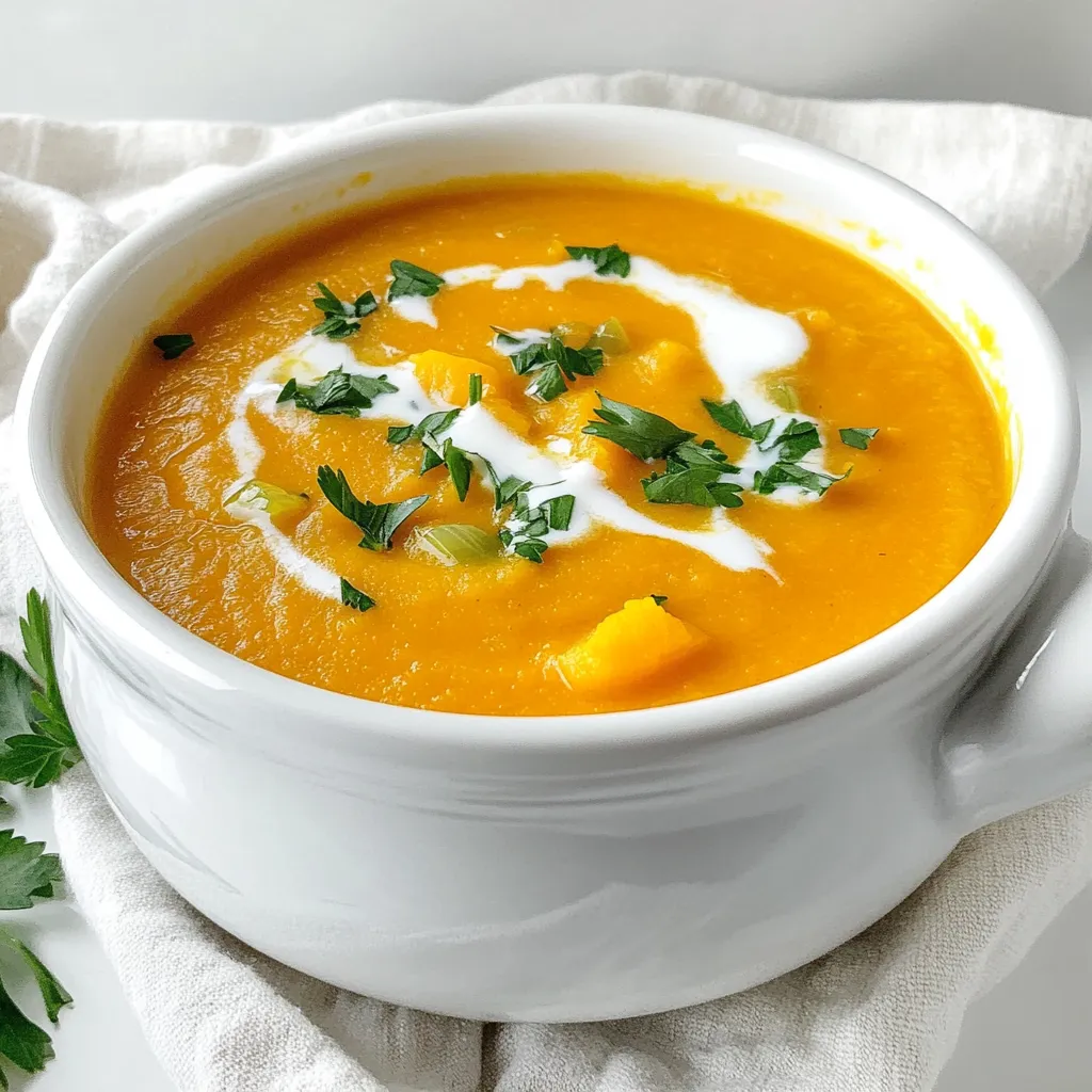 Cozy Slow Cooker Butternut Squash Soup Einfaches Rezept
