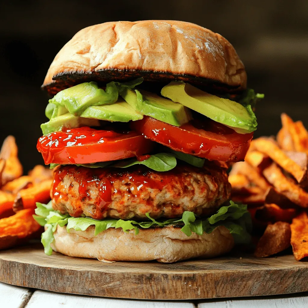 Spicy Sriracha Turkey Burgers Einfach und Lecker