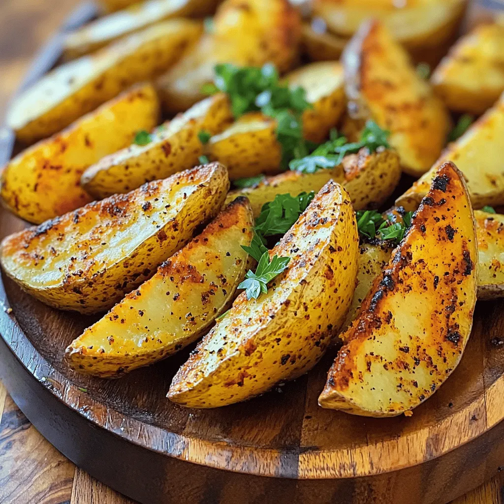 Lustige Air Fryer Cajun Potato Wedges Rezeptidee