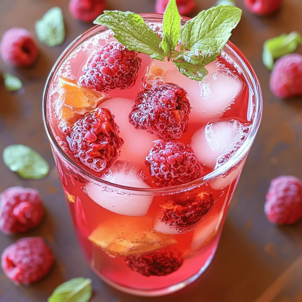 Delicious Earl Grey Himbeer-Eistee Frisch und Kühl