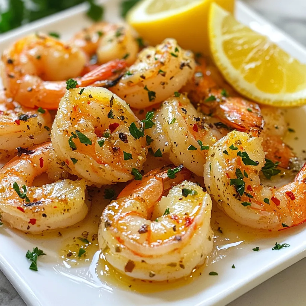 Lemon Garlic Roasted Shrimp Köstliches Rezept entdecken