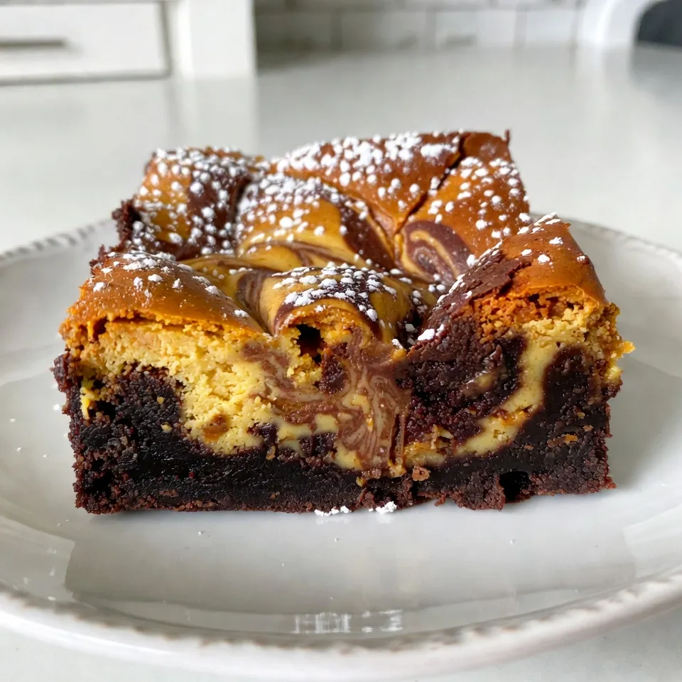 Pumpkin Cheesecake Swirl Brownies Leckere Mischung