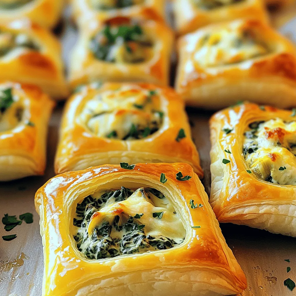 Spinach Artichoke Dip Bites Leckere Partyhappen