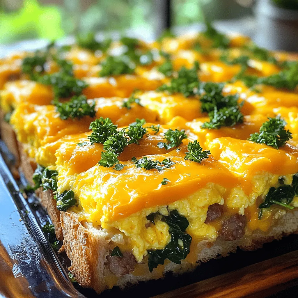 - 300 g frischer Frühstückswurst, in Scheiben - 6 große Eier - 200 ml Milch