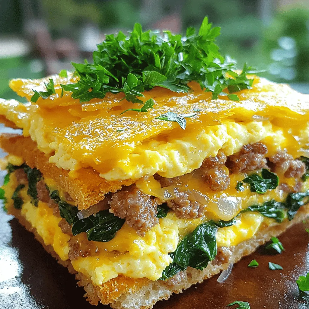 Frühstücksauflauf mit Wurst Lecker und Einfach Zubereiten