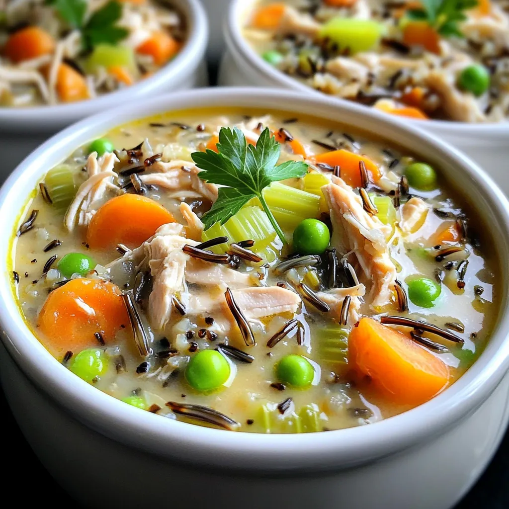 Köstlicher Slow Cooker Chicken Wild Rice Stew Rezept