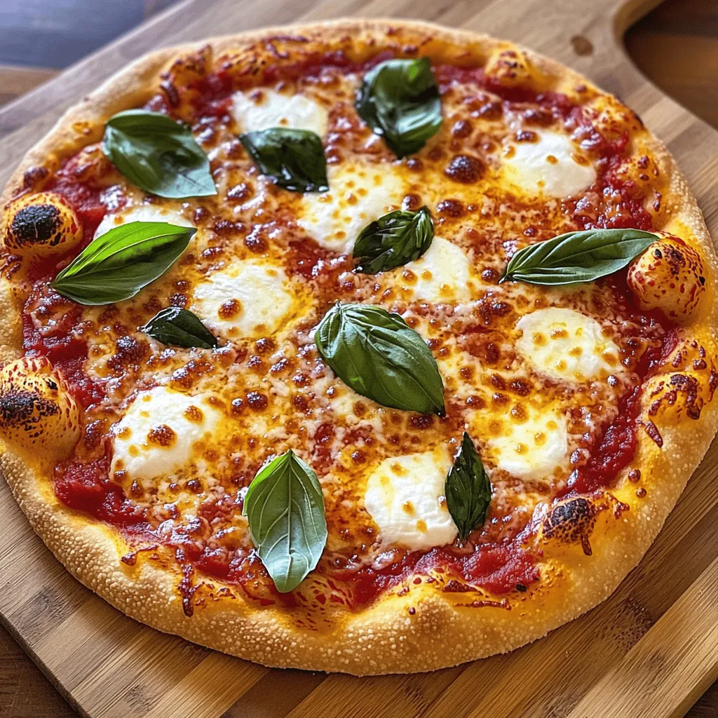 Klassische Margherita Pizza Einfaches Rezept genießen