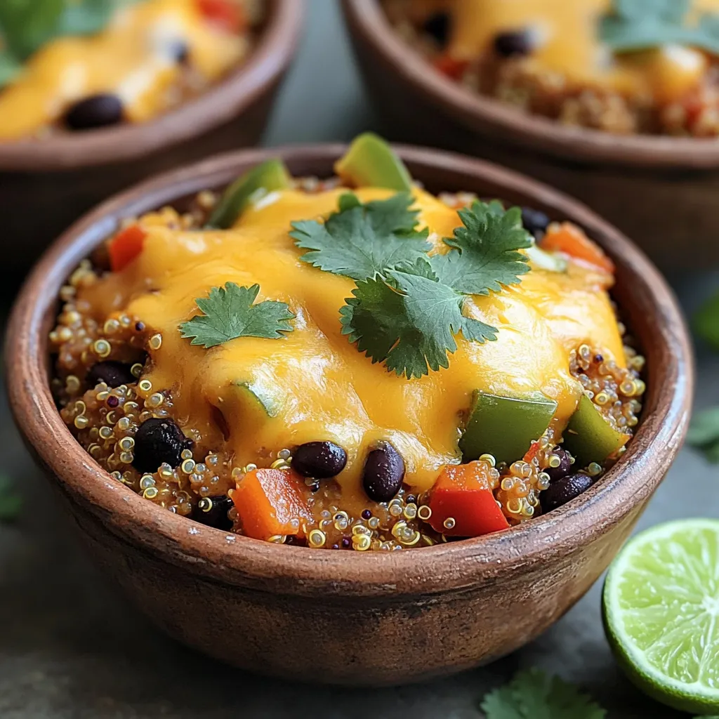 Cremige Enchilada-Quinoa im Slow Cooker zubereiten
