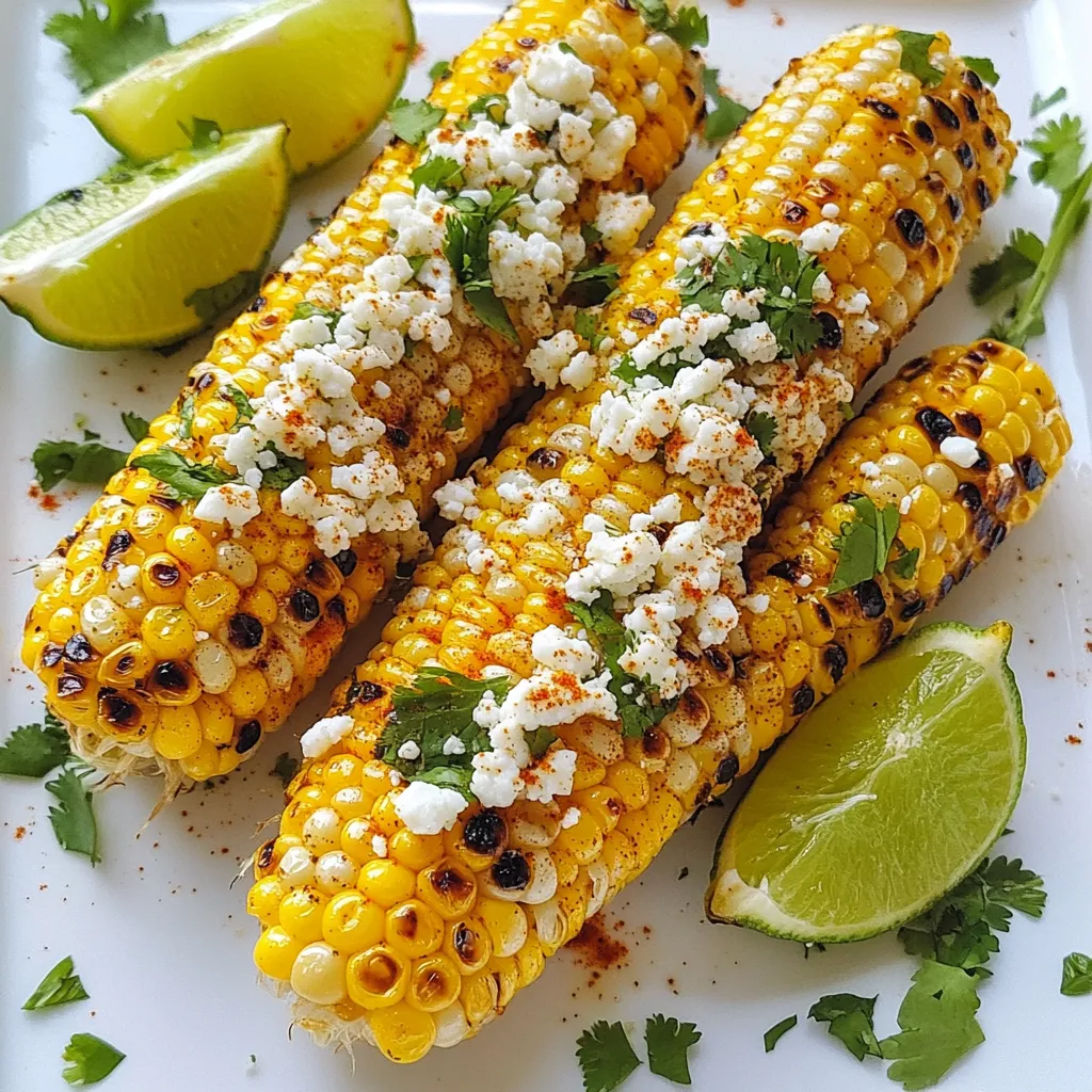 Chili Lime Grilled Corn Einfach und Köstlich Zubereiten