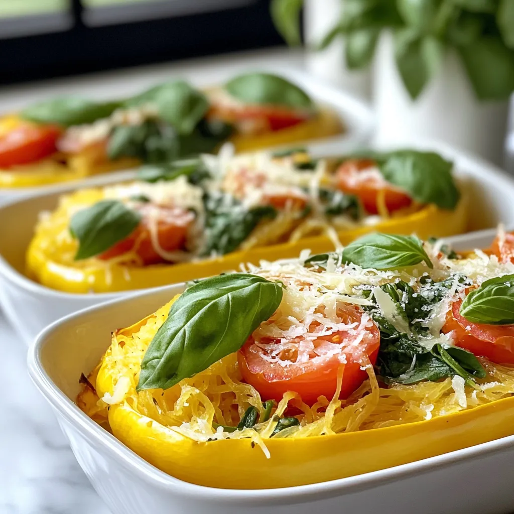 Knoblauch Parmesan Spaghetti Kürbisboote Einfaches Rezept