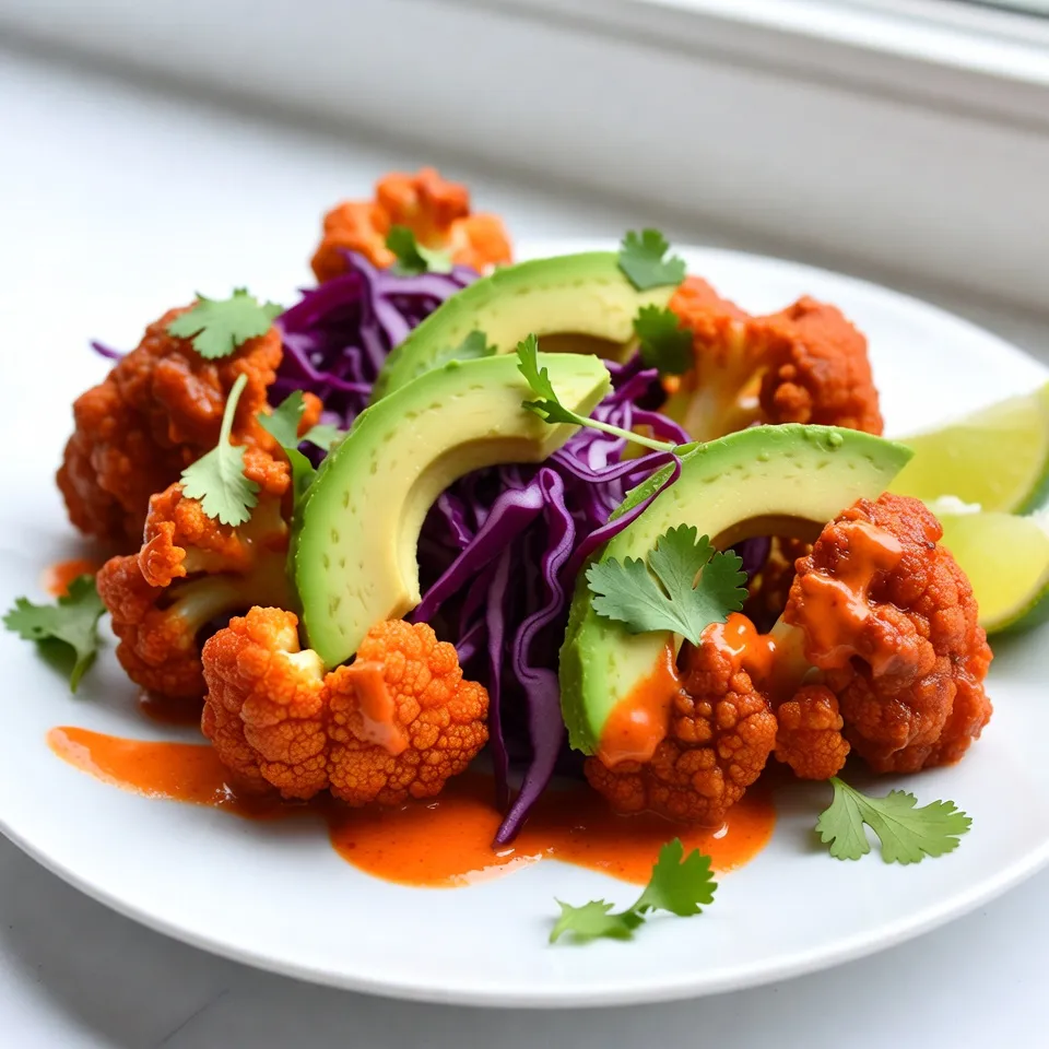 Buffalo Cauliflower Tacos für gesunde Genießer