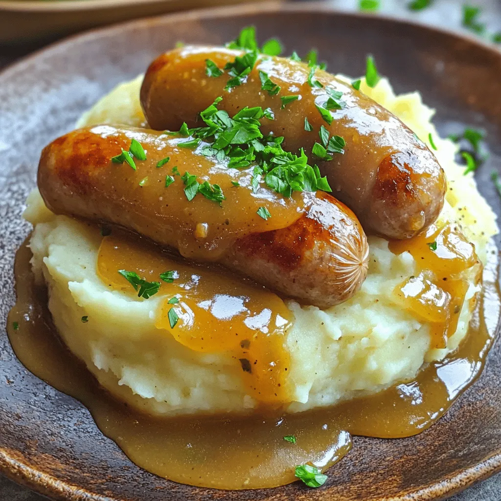 Bangers and Mash Köstlich und Einfach Zubereiten
