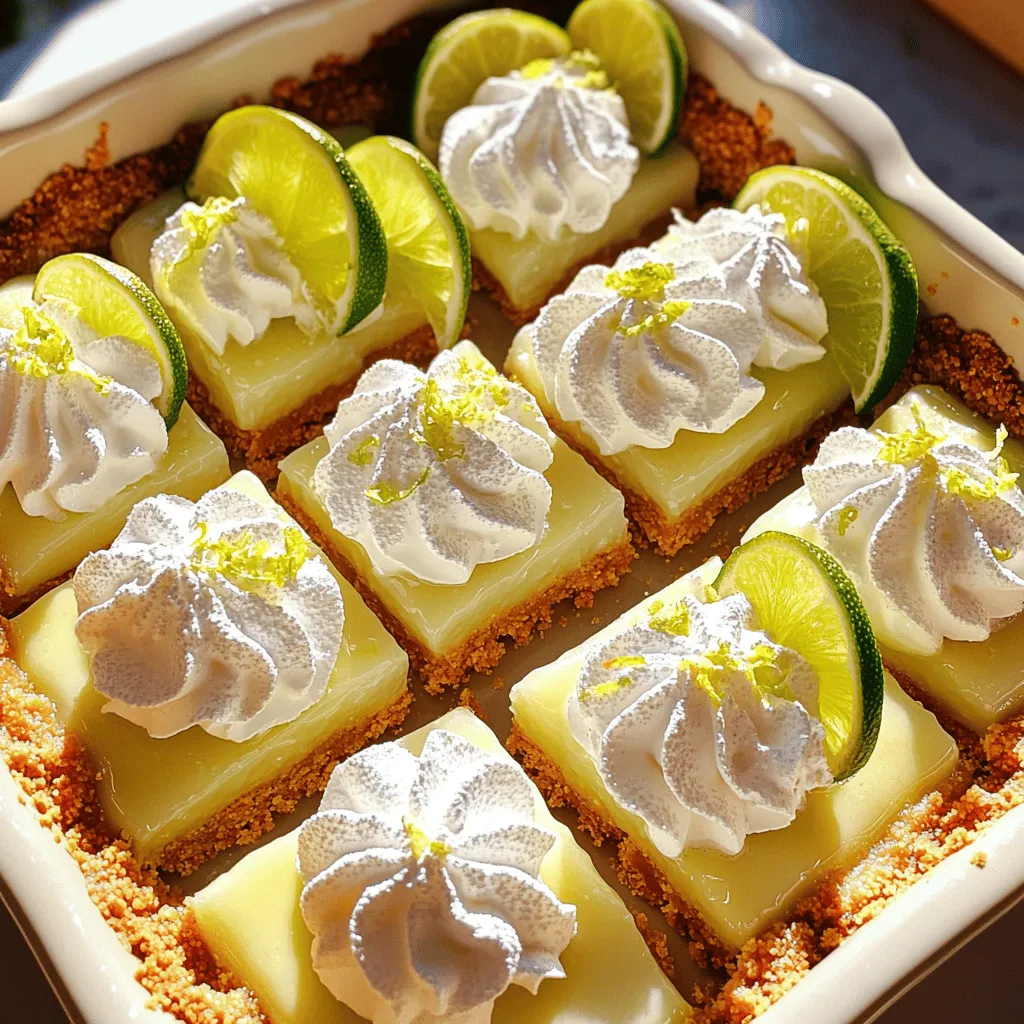 Key Lime Pie Bars Frisch und Lecker Genießen