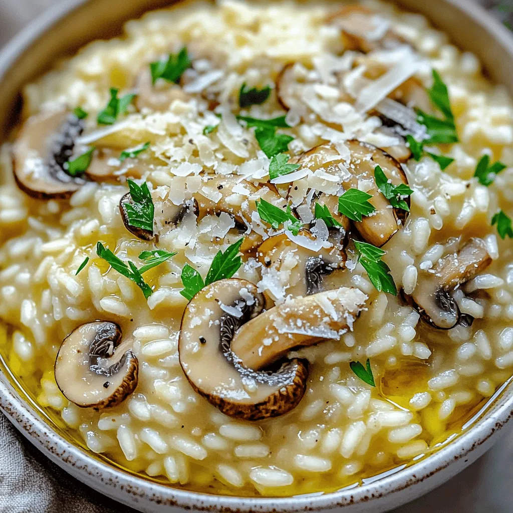 Mushroom Risotto Köstliches Rezept für jeden Tag
