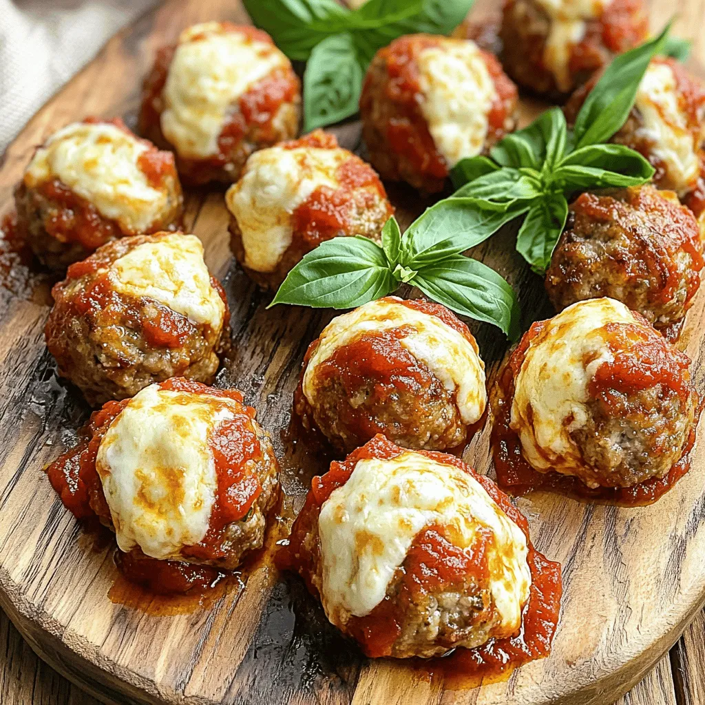 Air Fryer Mozzarella Stuffed Meatballs Einfaches Rezept