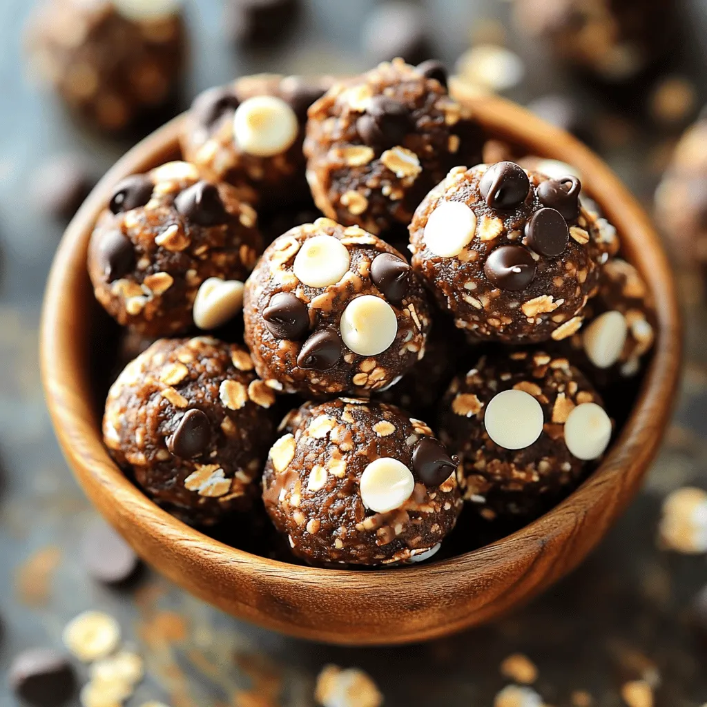No Bake Triple Chocolate Energy Bites Kraftvoll und Lecker