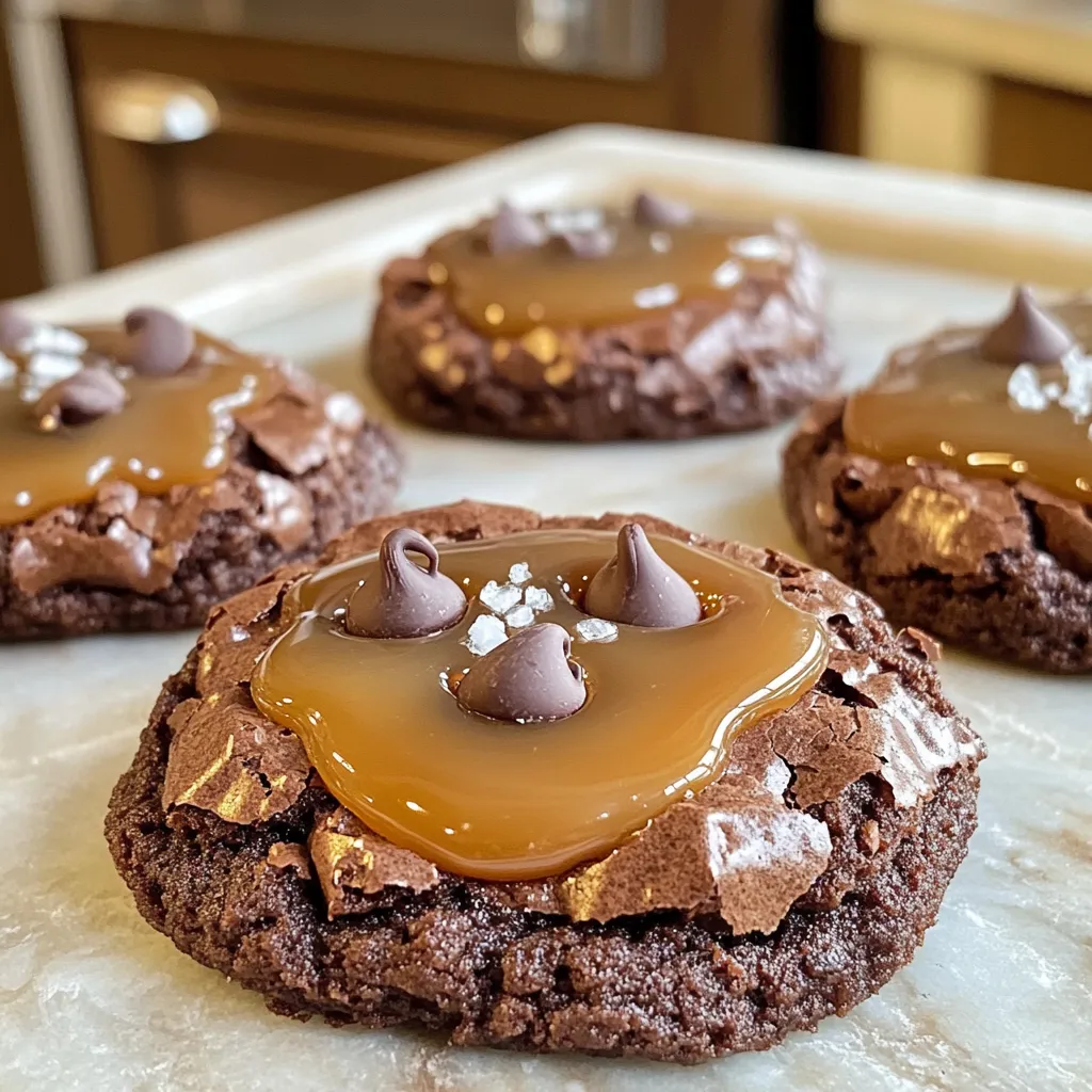 Salted Caramel Brownie Cookies Köstliche Rezeptideen