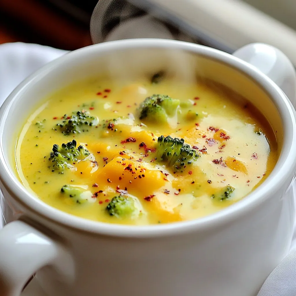Broccoli Cheddar Soup Einfach und Gesund Genießen